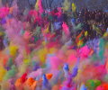 festival colorido