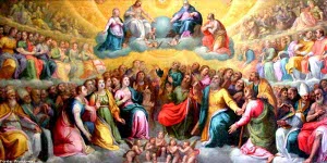 pintura de todos os santos