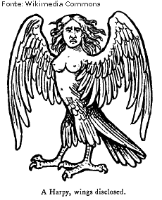 Na mitologia grega, a harpia (grego: ἅρπυια = pronuncia: harpyia) foi um dos espritos alados mais conhecido por constantemente roubar toda a comida de Phineus. O significado literal da palavra parece ser 