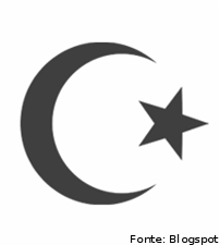 O smbolo do Islamismo  a Lua Crescente com uma Estrela.
A lua representa o calendrio muulmano e a estrela representa Al. Palavras-chave: Islamismo, muulmano, calendrio, smbolo, Al