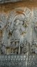 Relevo representando Brama, o Criador, no Templo Hoysaleswara, em...