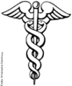 O Caduceu, ou emblema de Hermes (Mercrio),  um basto em torno do qual se entrelaam duas serpentes e cuja parte superior  adornada com asas.  um antigo smbolo, cuja imagem pode ser vista na taa do rei Gudea de Lagash, 2.600 anos a.C., e sobre as tbuas de pedra denominadas, na ndia, nagakals. Esotericamente, est associado ao equilbrio moral, ao caminho de iniciao e ao caminho de ascenso da energia kundalini. A serpente da direita  chamada Od, que representa a vida livremente dirigida; a da esquerda Ob, vida fatal, e o globo dourado no cimo Aur, representa a luz equilibrada. Estas duas serpentes opostas figuram foras contrrias que podem se associar, mas no se confundir. O caduceu tambm  um smbolo moderno das cincias contbeis, porm  frequentemente confundido com o smbolo da medicina, que  representado pelo bordo de Esculpio ou caduceu de Asclpio. Na viso da cultura Afro Brasileira, especificamente  cultura Jeje-Nago denominado de Candombl, o basto do caduceu corresponde ao eixo do mundo e suas serpentes aludem ao orix oxumare, princpio masculino e feminino, encontrado e venerado pelos adeptos no assentamento sagrado chamado de igba oxumare. <br><br> Palavras-chave: smbolo sagrado, mitologia, Hermes, basto, Caduceu. 