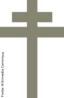 A Cruz de Lorena consiste em uma vertical e duas barras horizontais espaadas uniformemente. <br><br> Palavras-chave: cruz, Cruz de Lorena, smbolo religioso.